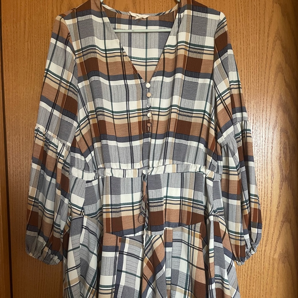Plaid dress